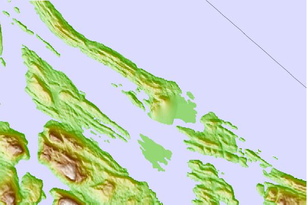 Tide stations located close to Montague Harbour, British Columbia