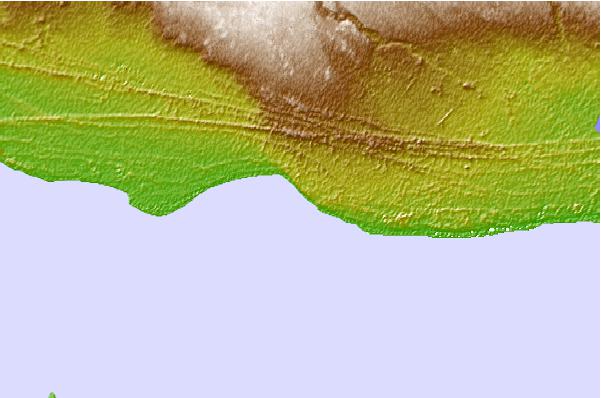 Tide stations located close to Monte Hermoso, Argentina