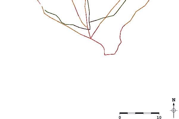 Roads and rivers around Montevideo, Uruguay