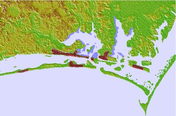 Tide stations located close to Morehead City, North Carolina