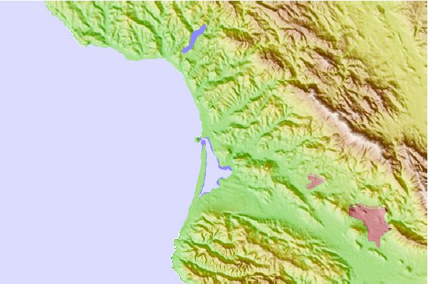 Tide stations located close to Morro Bay, California