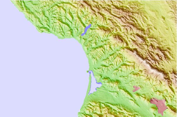 Tide stations located close to Morro Beach, Estero Bay, California