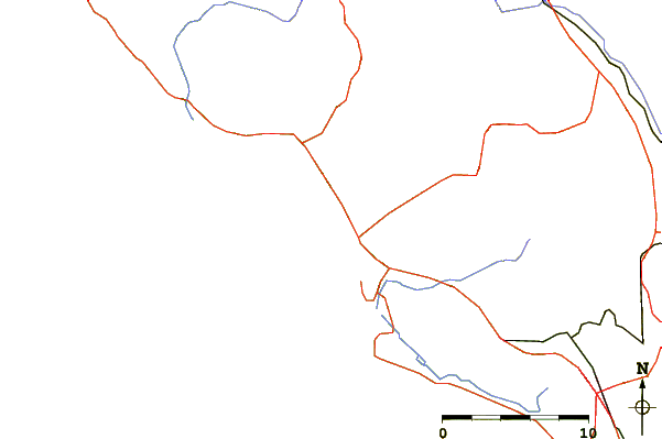 Roads and rivers around Morro Beach, Estero Bay, California