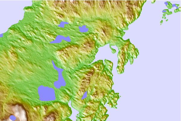 Tide stations located close to Mortier Bay, Newfoundland