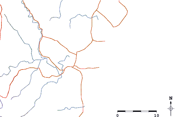 Roads and rivers around Moruya, Australia