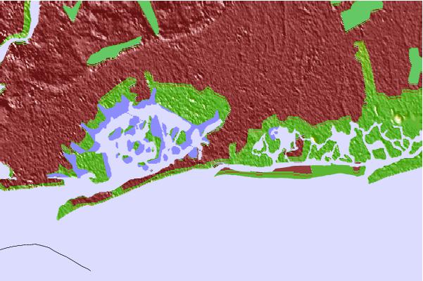 Tide stations located close to Motts Basin, Long Island, New York