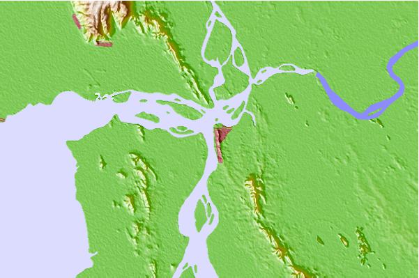 Tide stations located close to Moulmein, Myanmar