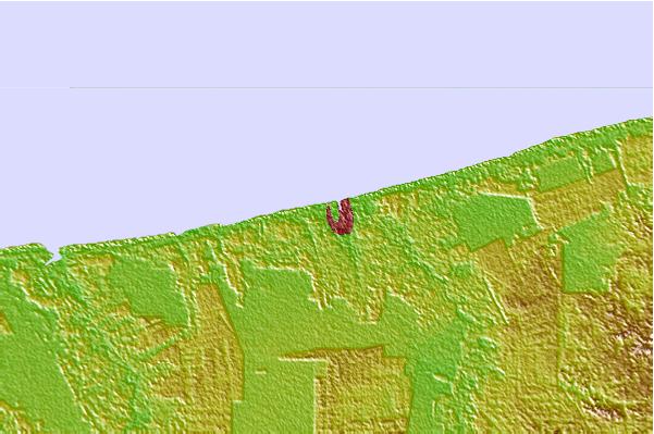 Tide stations located close to Mukah, Malaysia