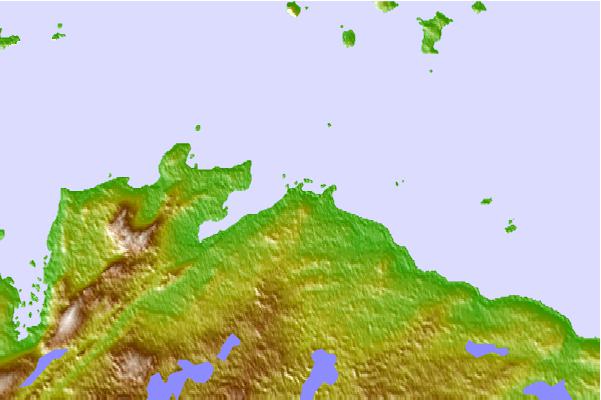 Tide stations located close to Musgrave Harbour, Newfoundland