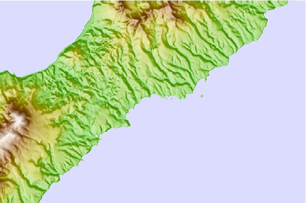 Tide stations located close to Mys Etolina, Kurile Islands