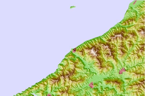 Tide stations located close to Nagahama (Iyo Nada), Ehime, Japan