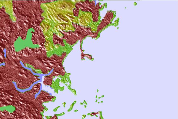 Tide stations located close to Nahant, Massachusetts