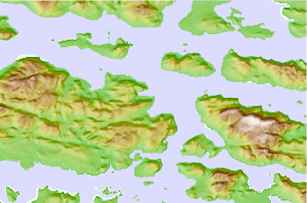 Tide stations located close to Nain, Labrador (2)