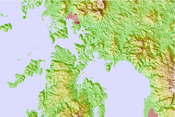 Tide stations located close to Nakura, Nagasaki, Japan