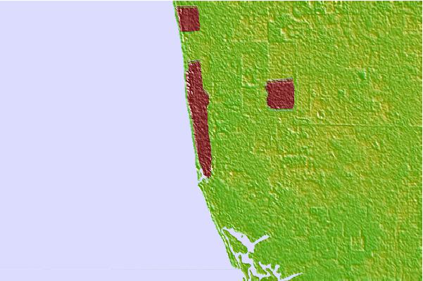 Tide stations located close to Naples, Naples Bay, north end, Florida