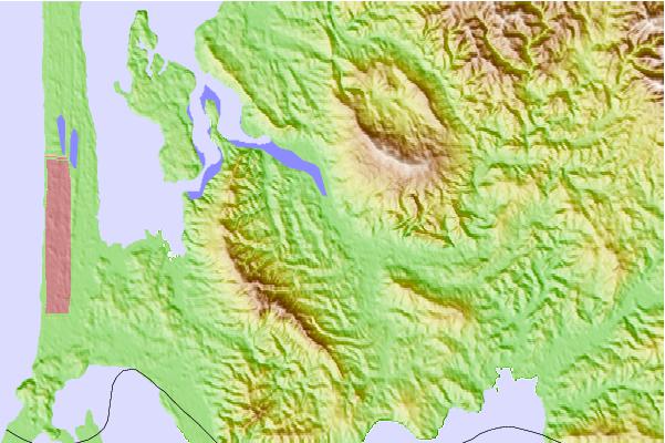 Tide stations located close to Naselle River, 4 miles above swing bridge, Willapa Bay, Washington