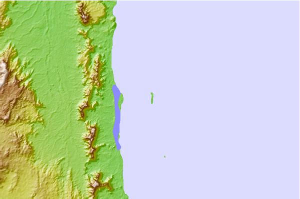 Tide stations located close to Night Island, Australia