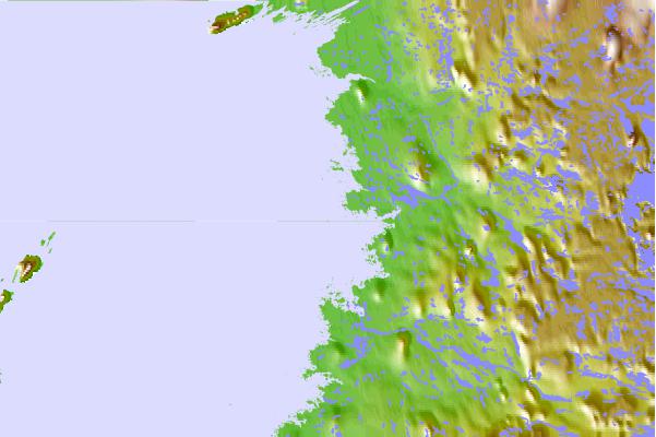 Tide stations located close to North Kopak Island, Quebec