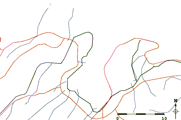 Roads and rivers around North Sydney, Nova Scotia