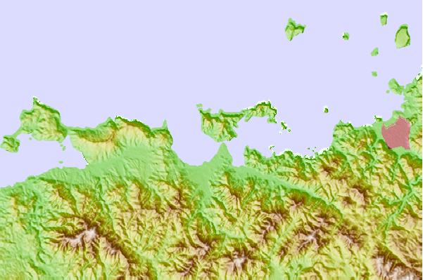 Tide stations located close to Odomari (Senzaki), Yamaguti, Japan