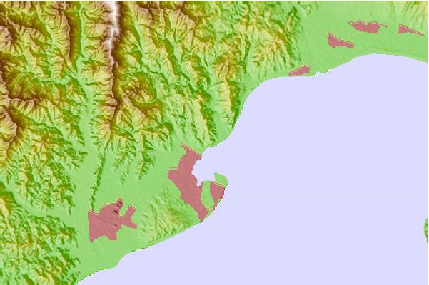 Tide stations located close to Okitu, Sizuoka, Japan