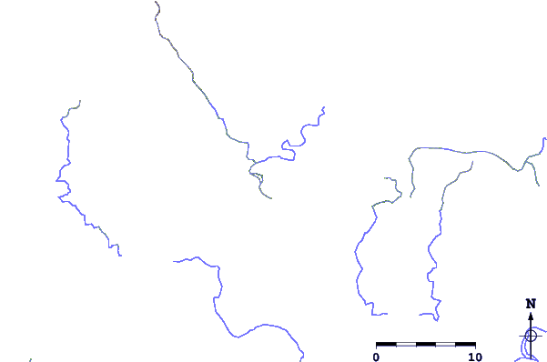 Roads and rivers around Omati, Papua New Guinea