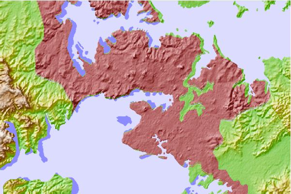 Tide stations located close to Onehunga, New Zealand