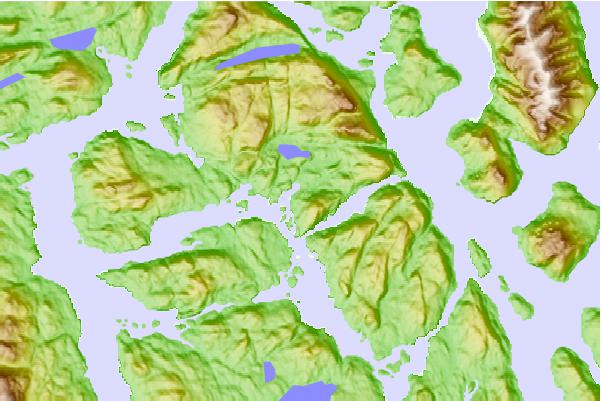 Tide stations located close to Owen Bay, British Columbia