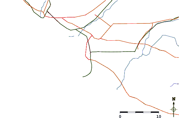 Roads and rivers around Oxnard