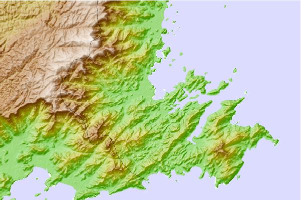 Tide stations located close to Parati, Brazil