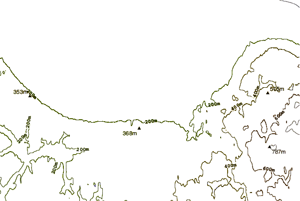 Shoreline around Paulatuk, Nunavut/NWT