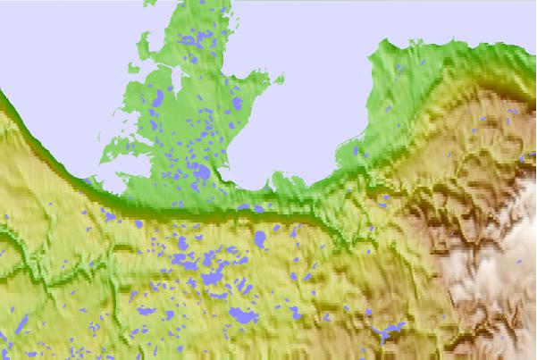 Tide stations located close to Paulatuk, Nunavut/NWT