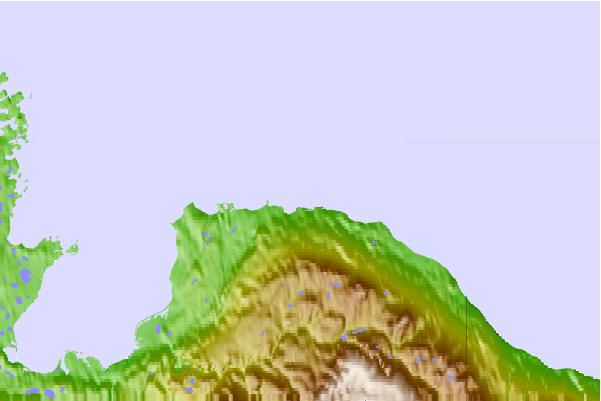 Tide stations located close to Pearce Point, Nunavut/NWT