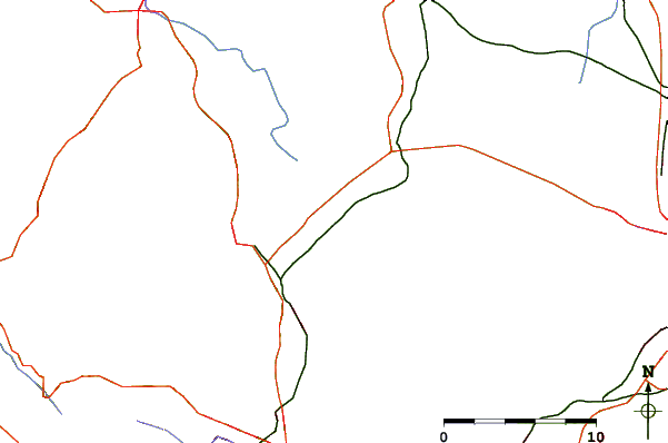 Roads and rivers around Petaluma River entrance, San Pablo Bay, California