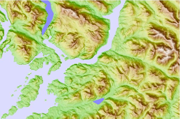 Tide stations located close to Pocahontas Point, British Columbia