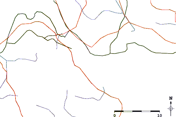 Roads and rivers around Point Tupper, Nova Scotia