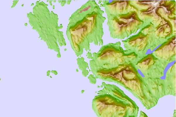 Tide stations located close to Port Edward, British Columbia