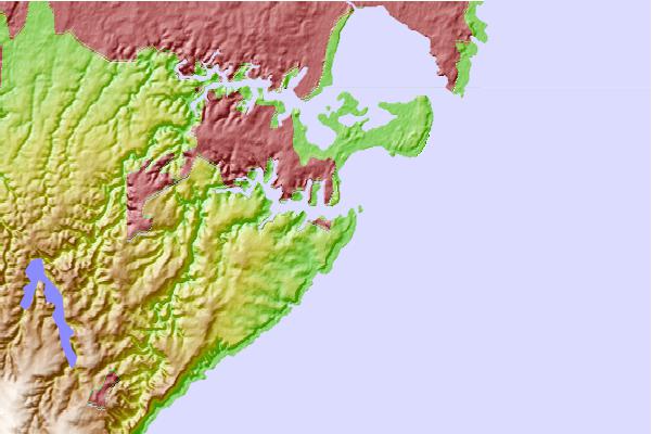 Tide stations located close to Port Hacking, Australia