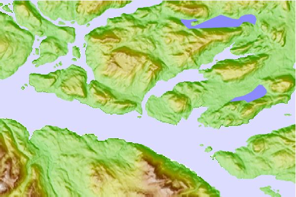 Tide stations located close to Port Neville, British Columbia