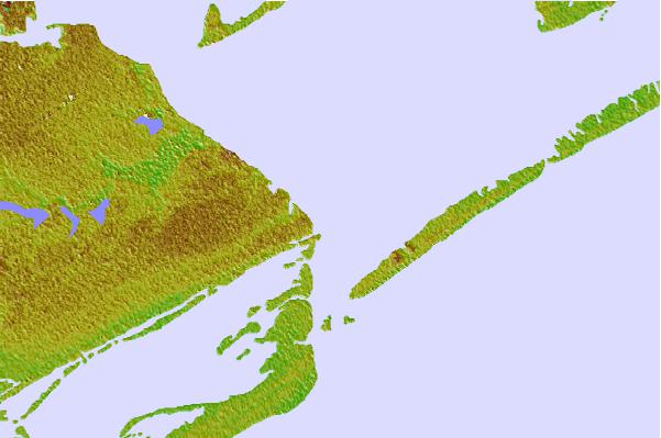 Tide stations located close to Port O'Connor, Matagorda Bay, Texas