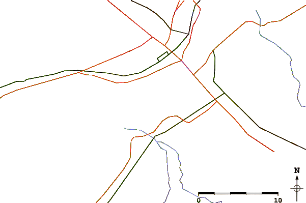 Roads and rivers around Port St Francois, Quebec