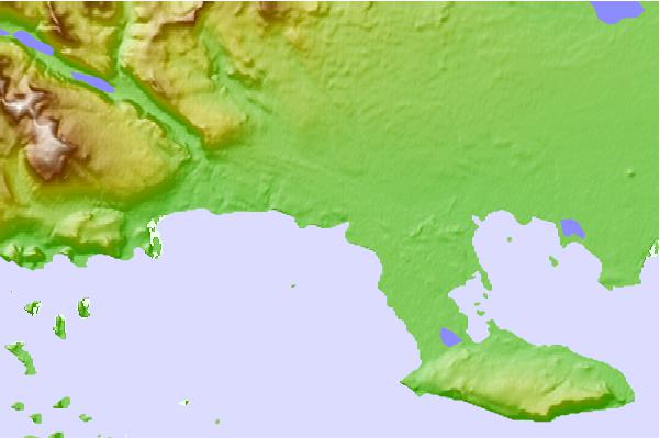 Tide stations located close to Port aux Francais, Kerguelen Islands