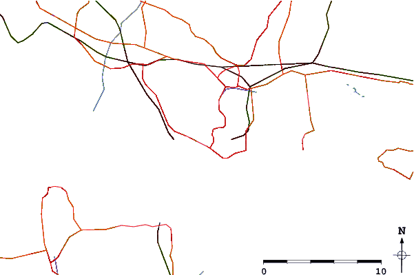 Roads and rivers around Portsmouth, England