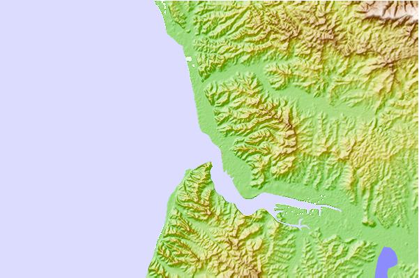 Tide stations located close to Puerto de Bahia Caraquez, Ecuador