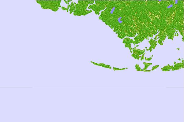 Tide stations located close to Raccoon Point, Caillou Bay, Mississippi River Delta, Louisiana