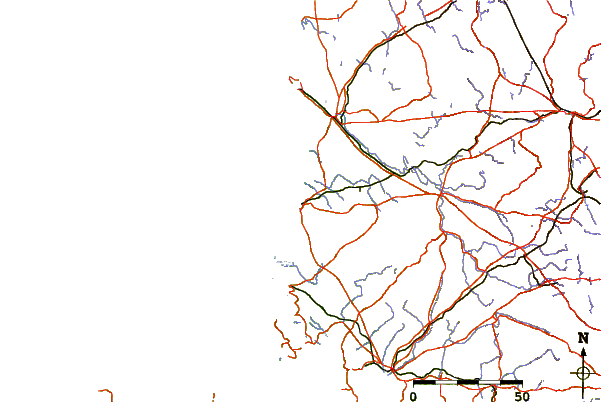 Roads and rivers around Rauma