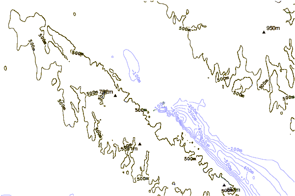 Shoreline around Resor Island, Nunavut