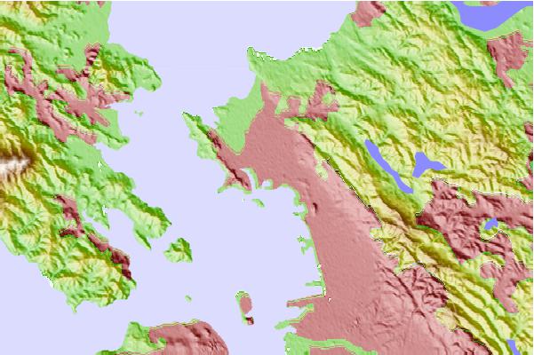 Tide stations located close to Richmond, California