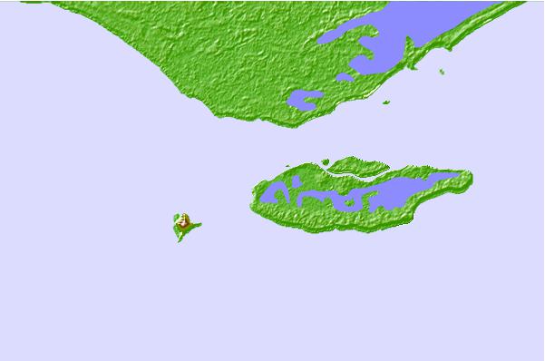 Tide stations located close to Saibai Island, Torres Strait