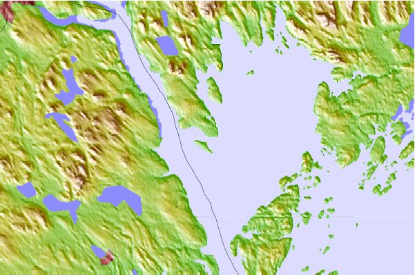 Tide stations located close to Saint Andrews, New Brunswick